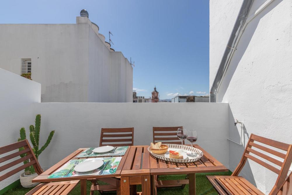 Duplex Tejon & Private Terrace By Ele Apartments Malaga Ngoại thất bức ảnh